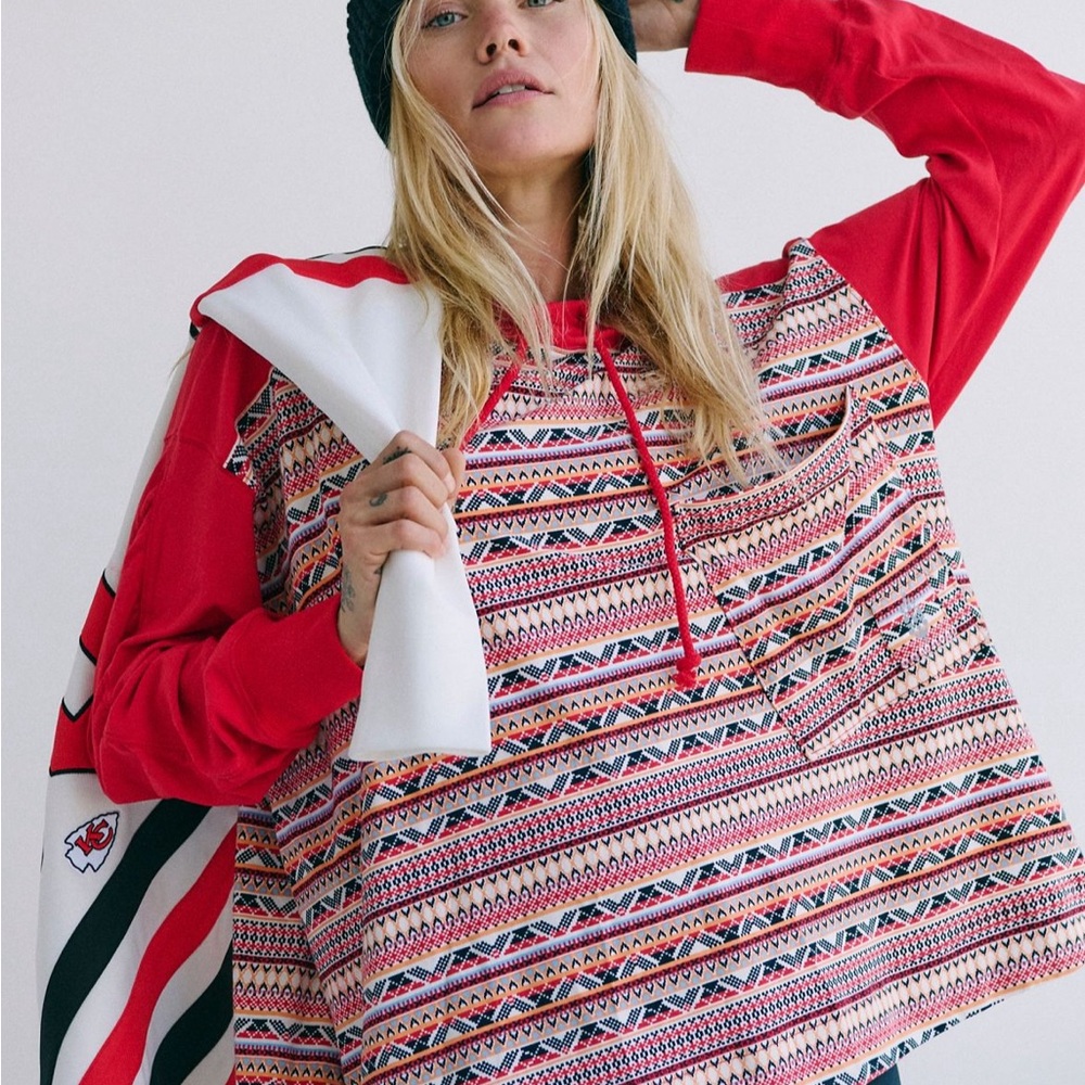 FP Movement Hot Shot Printed Nordic Layer Top NWOT